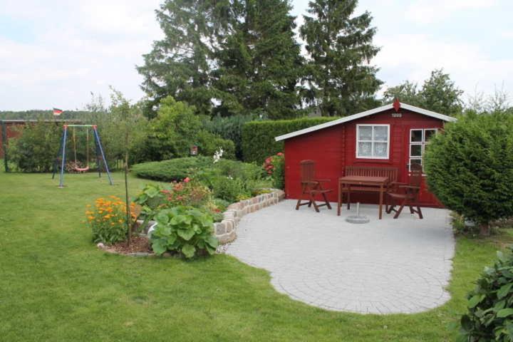 Ferienwohnung Im Roten Haus Stahlbrode Esterno foto